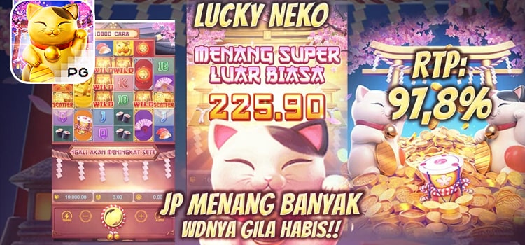 Lucky Neko Slot dari PG Soft: Kucing Pembawa Hoki dan Rejeki dalam Dunia Slot Online